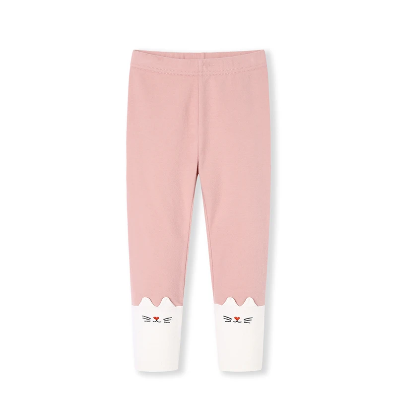 Dream Pink Balabala/детская одежда, леггинсы для девочек, весна, новые детские штаны, брюки, Корейская версия хлопка - Цвет: Dream Pink