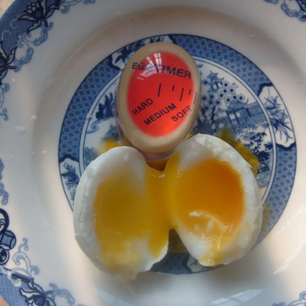 Кухонный таймер для яиц 1 шт. идеальная смена цвета приготовления вареных | Дом и