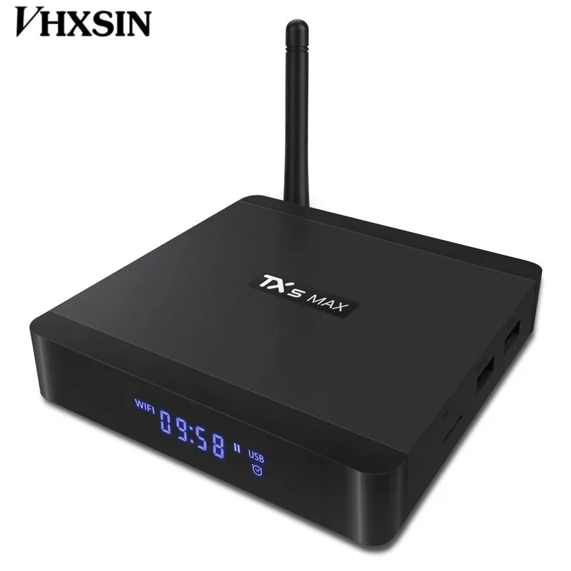 VHXSIN 20PCS/LOT TX5 Max Smart TV Box Android 8.1 Amlogic S905X2 4GB LPDDR4 32GB EMMC 2.4GHz | Электроника