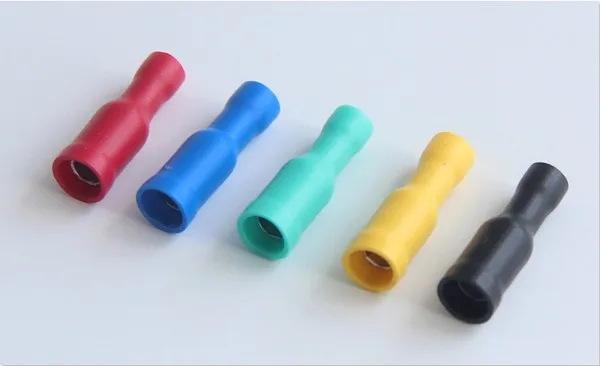 Производство латуни 100 шт стандартная клемма холодного давления в форме пули