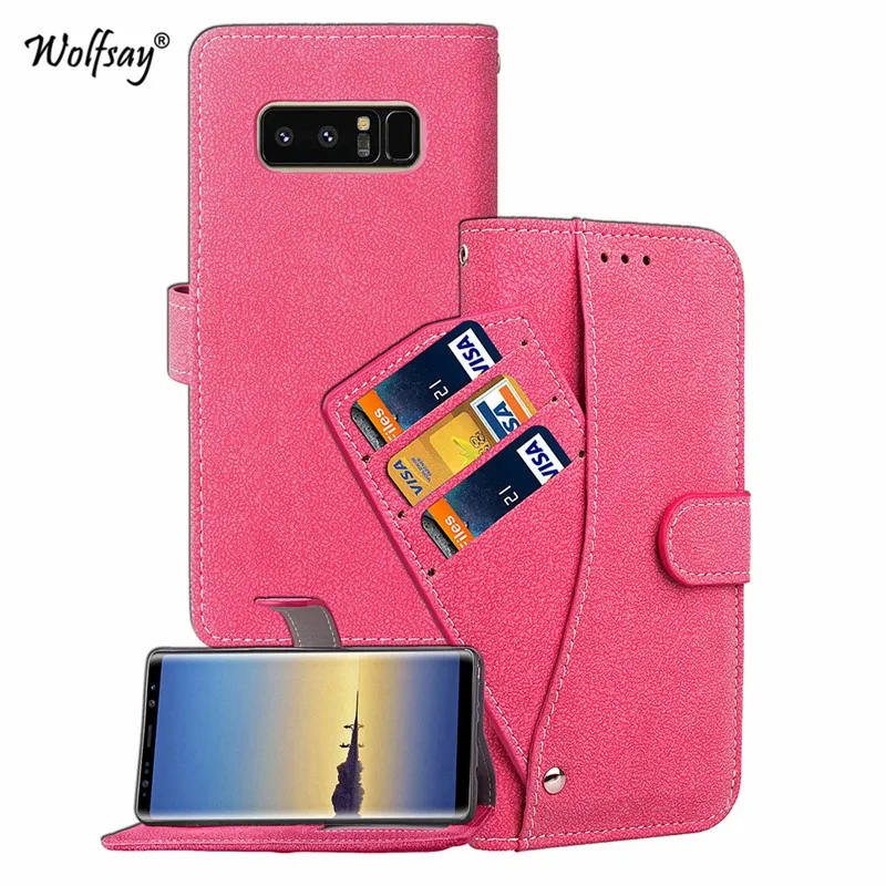 Чехол для Samsung Galaxy Note 8 N950F кожаный чехол кошелек 8|leather wallet case|case for samsung galaxycase |