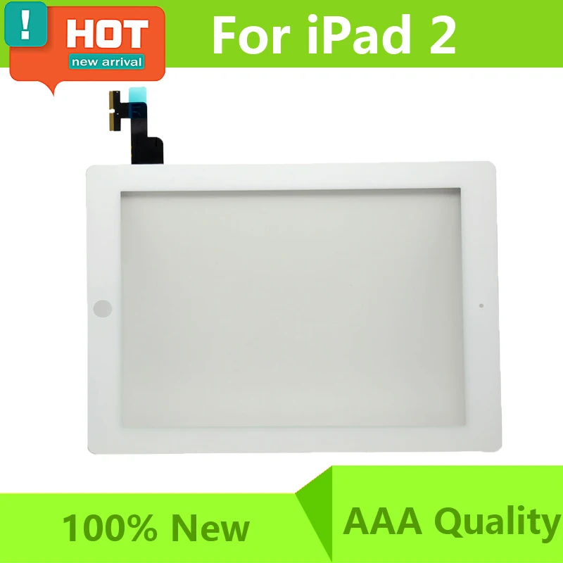Черный белый цвет для Ipad 2 Сенсорный экран Панель планшета Переднее стекло