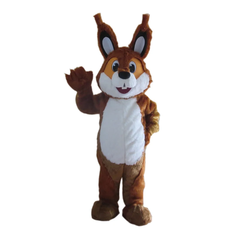 

Костюм-талисман с изображением коричневой белки для взрослых