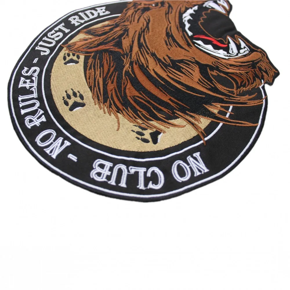 Нет клуба нет правил просто ездить рычание медведь железа на байкерские заплатки