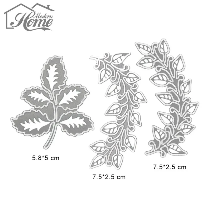 3 шт. трафареты для высечки листьев скрапбукинга|stencils for decorating|stencils diy scrapbookingstencil |