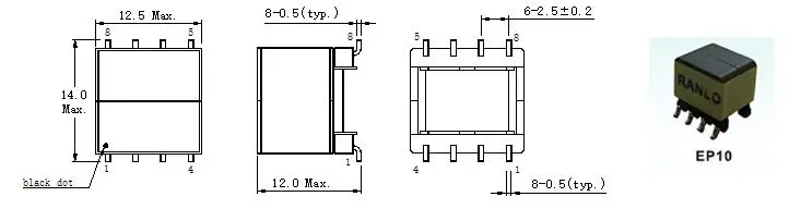 EP10 SMD 4 + 4pin SMPS ферритовый сердечник под заказ трансформатор | Обустройство дома