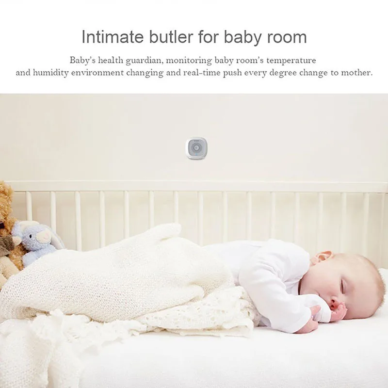 Temperature Sensor Z Wave Humidity for Bath Thermometer Indoor Home EU Version 868.42mhz Zwave Smart Detector | Дом и сад