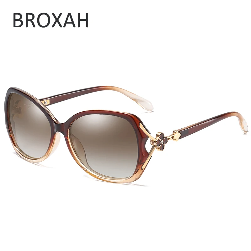 Очки солнцезащитные женские поляризационные для вождения модные брендовые