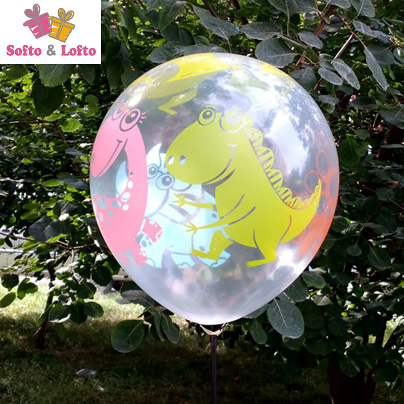 10 шт. прозрачные надувные шары динозавр Рекс 30 см|party supplies|party supplies boyparty party |