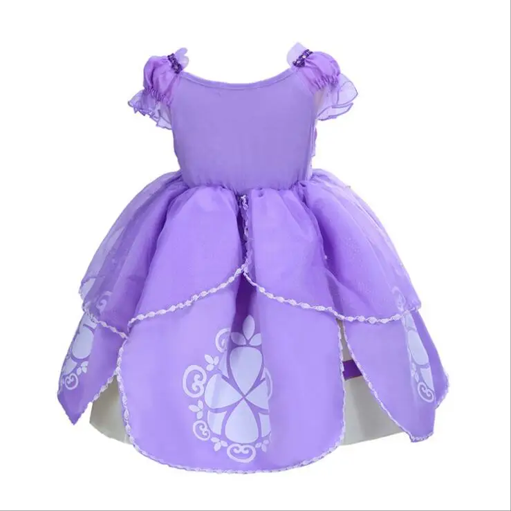 2018 Princess Party Dress halloween Baby Girl Princesa Costume with crown holiday outfit clothing | Детская одежда и обувь