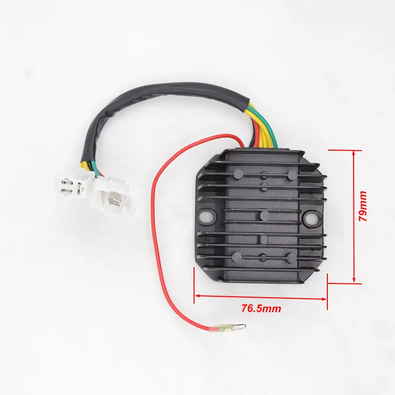 Мотоцикл 7 провод регулятор напряжения Выпрямитель для GY6 125 150 125cc 150cc 152QMJ 157QMJ