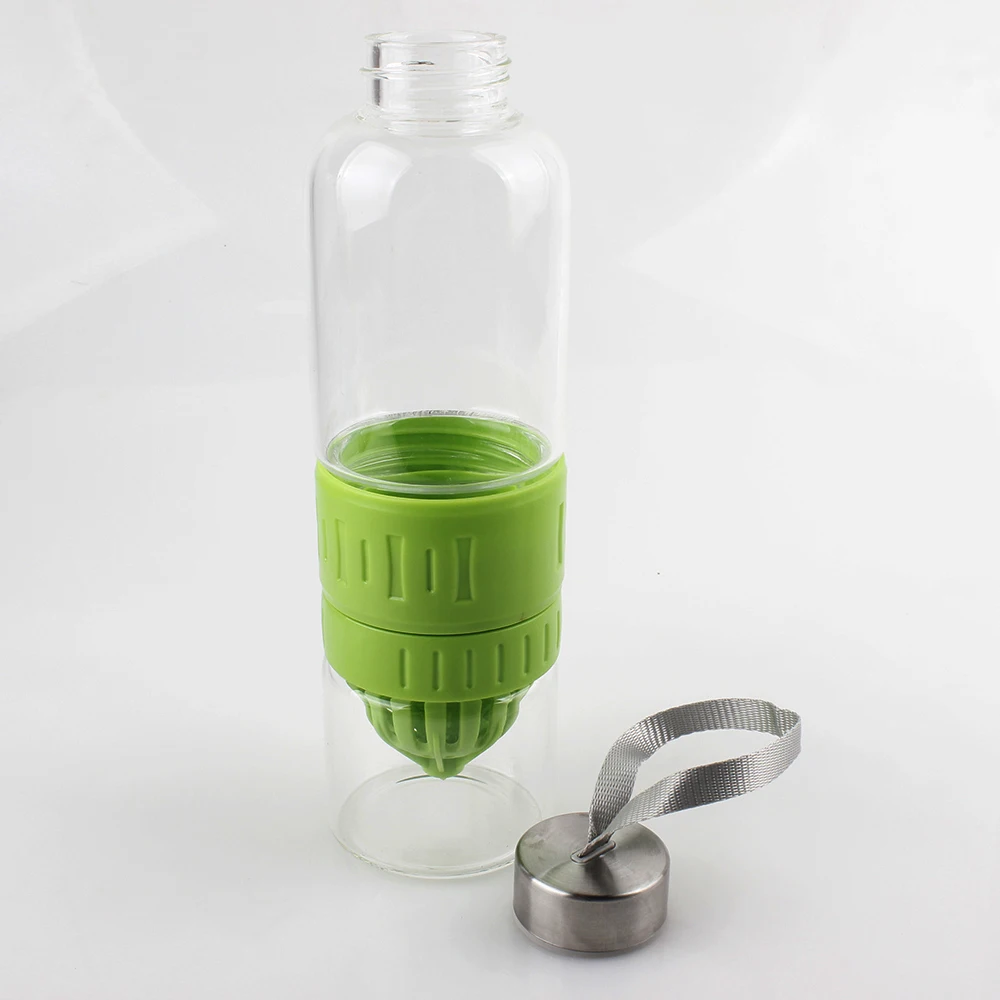 1 шт. высокого качества Портативный фрукты для заварки бутылка воды 550 мл Лимон