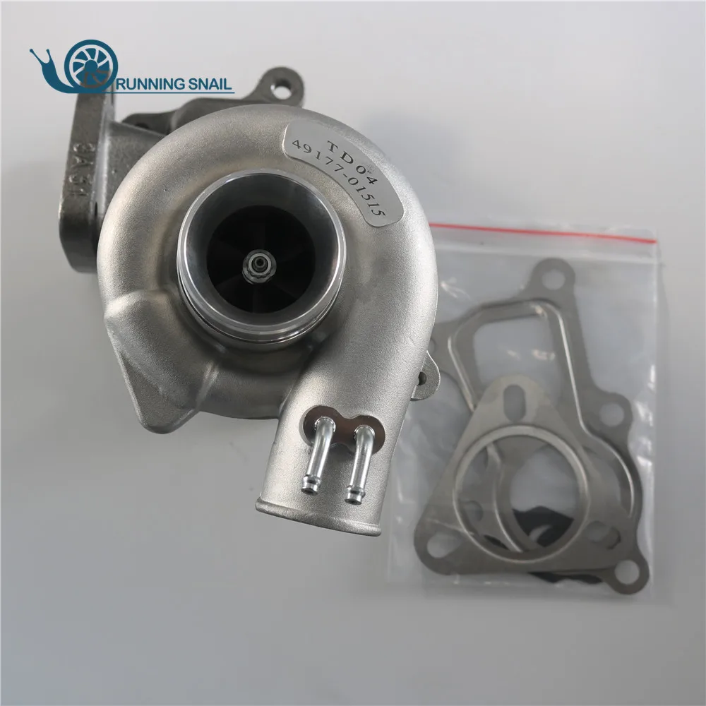 49177 02500 Турбокомпрессор Для 87 99 Mitsubishi Pajero 2 Shogum 2.5L 4D56 TD04 11B|Воздухозаборники| |