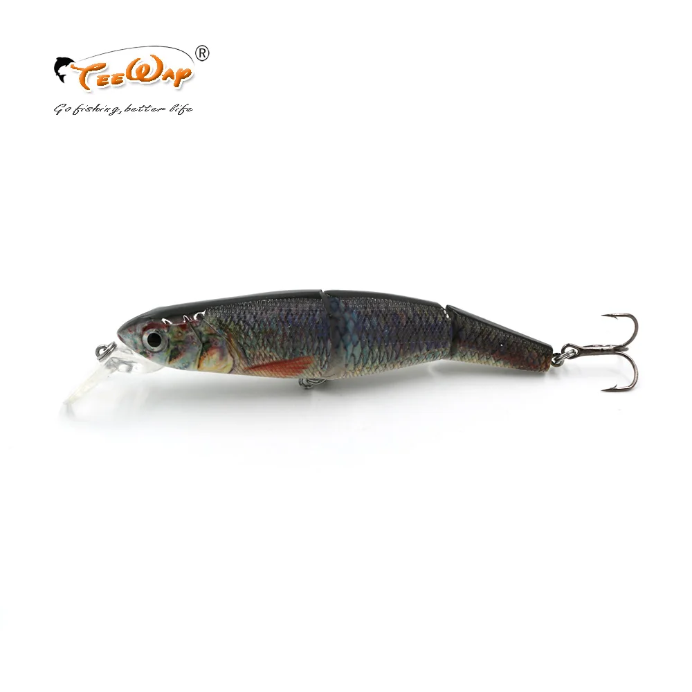 Teeway 1Pcs 11.5cm 16g 3-Segement Isca Artificial Pike Lure Muskie Fishing Lures Swimbait Crankbait Hard Bait Accessory | Спорт и