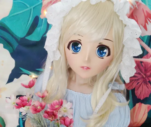MASK8 NEW-27) реалистичные вечерние куклы для Хэллоуина BJD маска-Аниме Косплей киг аниме силиконовые маски косплей Кигуруми крест комод - Цвет: MASK8