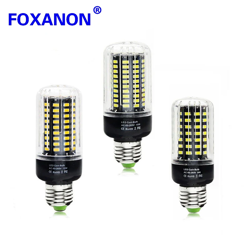 Светодиодная лампа E27 E14 SMD 5733 15 Вт 12 9 10 7 5 3 85 265 в|Светодиодные лампы и трубки| |