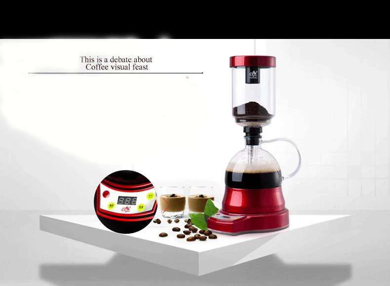 High Quality Electric Coffee Pot Siphon Home Maker Filter Set F-1889 | Бытовая техника