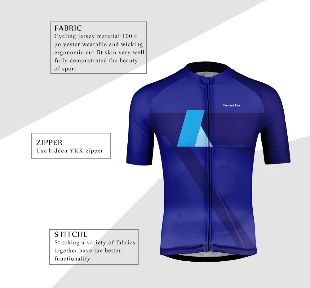 Maillot ciclismo hombre Runchita go pro велосипедная майка с коротким рукавом велосипедная майка maillot tricota ciclismo para hombre
