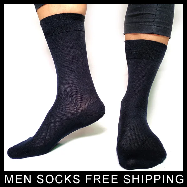 Сетчатые дышащие мужские хлопковые носки в клетку высокое качество Forma платье