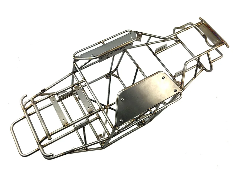 LNL HPM RS X1 Pro rock scaler/шасси на гусеничном ходу для axial scx10 серебристого цвета|crawler