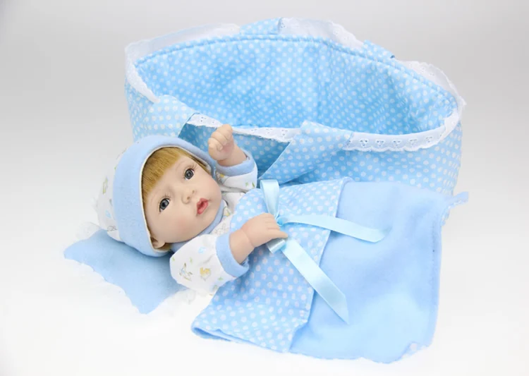 Мини NPK Bebe куклы реборн 11 дюймов реалистичные ручной работы полный силиконовые baby