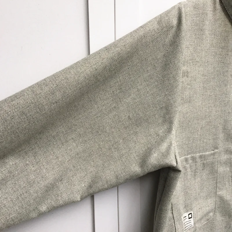 Блузки женские кривые Placket волшебный цвет маленький воротник блузка джинсовая хлопковая осенняя и зимняя с длинными рукавами лацканы