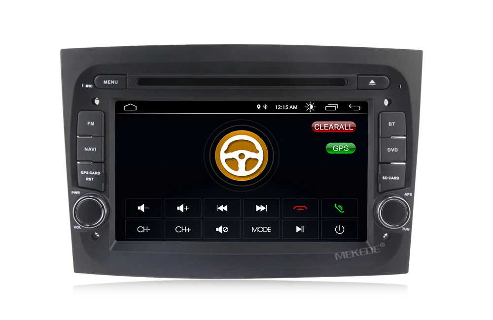 MEKEDE 1024x600 HD 1din Android 8,1 автомобильный мультимедийный плеер для Fiat Doblo wifi BT RDS 7851IC+ 16G карта