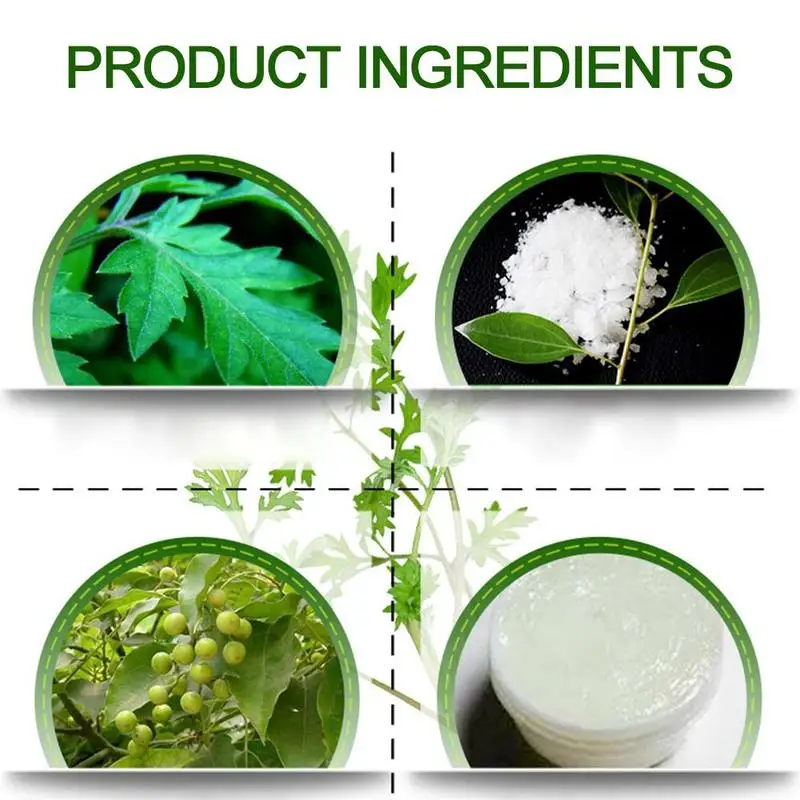 1bottle Herbal Moxa Essential Cream Itching Moxibustion Oil Massage Ai Cao Antibacterial Ointment Anti-mosquito Bite |