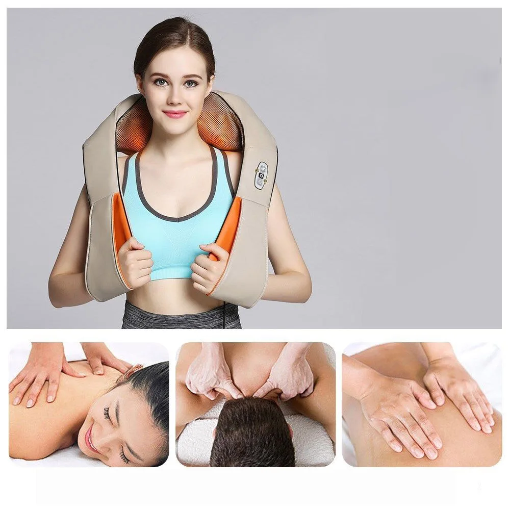 Электрический массажер u-образной формы подходит для спины шеи плеч тела