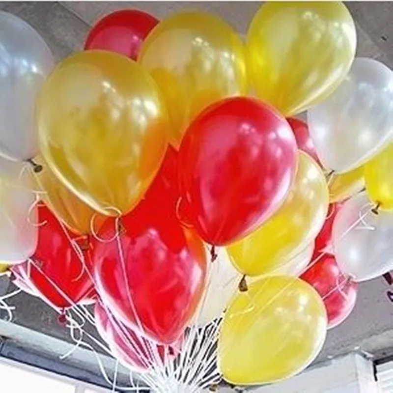 12 шт. 10 дюймов 1 8 г латексные шары на день рождения свадьбу красочную вечеринку