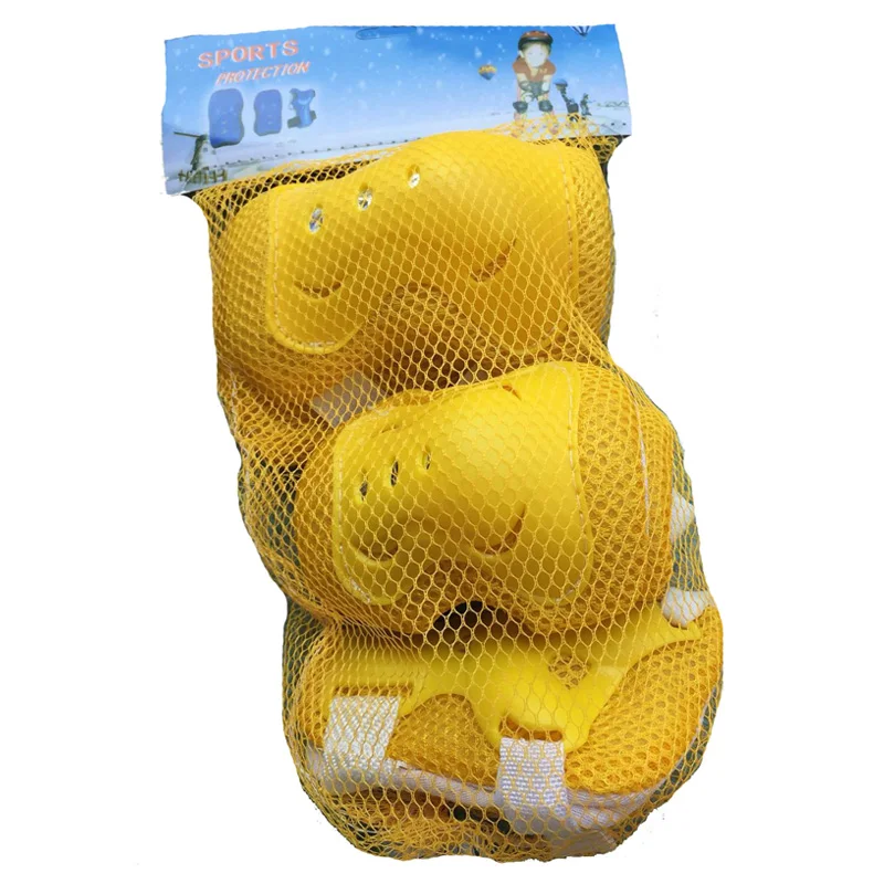 6 шт./компл. детский спортивный комплект безопасности наколенники налокотники