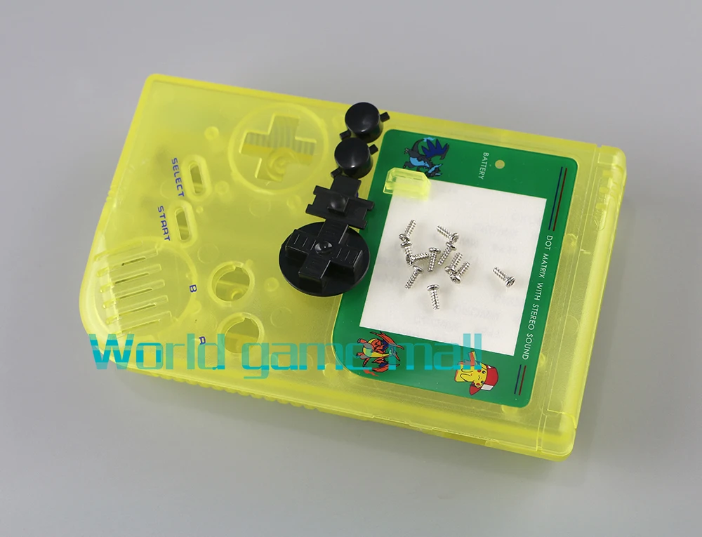 8 компл./Лот Новый светящийся чехол с полным корпусом для Nintendo Gameboy Classic for GB DMG GBO|case