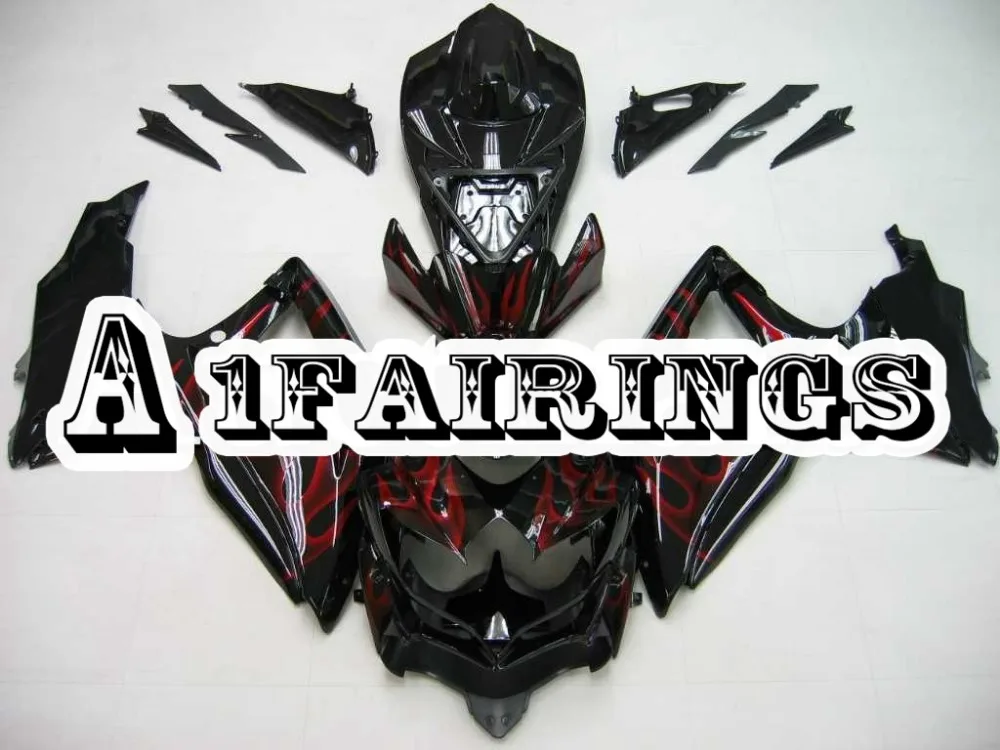 Мотоциклетная модель для Suzuki GSXR600 K8 2008 2009 GSXR750 08 09 10 ABS пластиковый инжектор черный