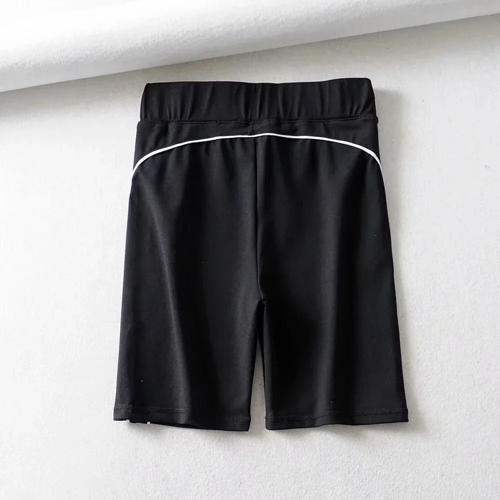 Высокое качество Женские байкерские Шорты Джинсы скинни с завышенной талией