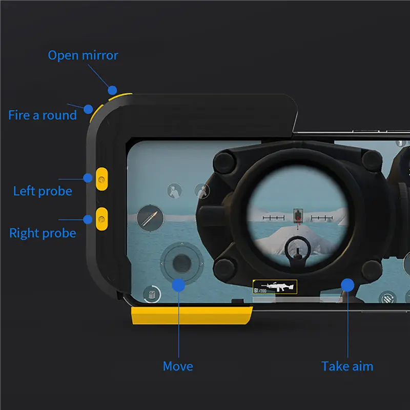 Мини геймпад bluetooth беспроводной игровой контроллер PUBG джойстик для iphone ios