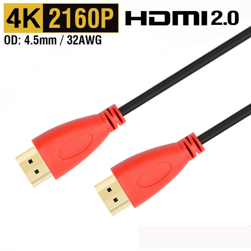 Кабель-переходник HDMI-HDMI 1/1 8/3 м 4K для ноутбука ПК DVD-плеера | Электроника