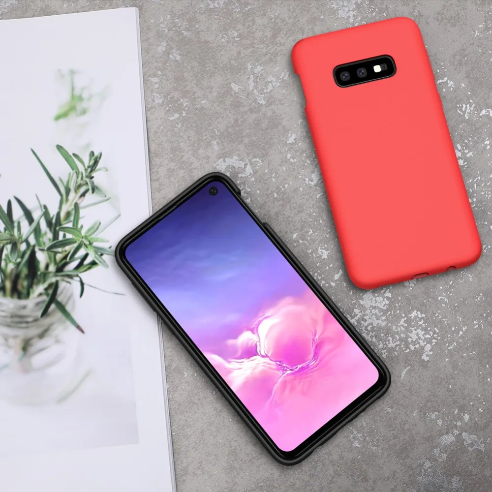 Для samsung Galaxy S10e чехол NILLKIN жидкий Гладкий силиконовый чехол для Galaxy S10 Lite роскошный защитный чехол