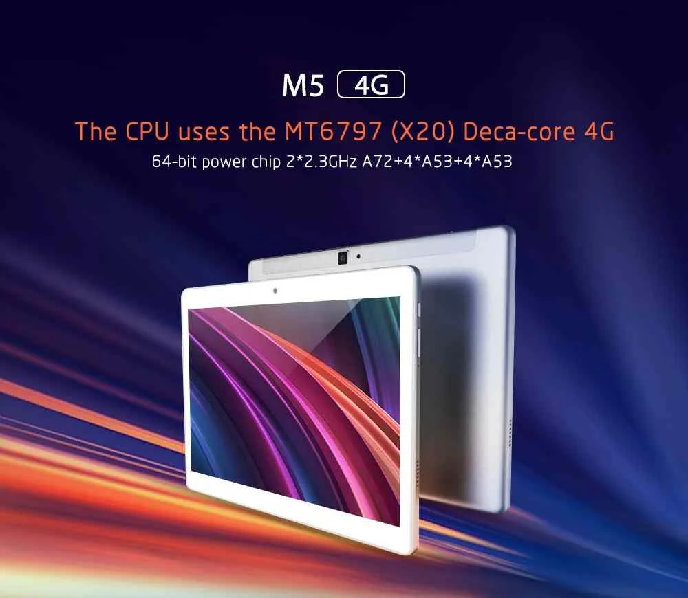 ALLDOCUBE M5 4 ГБ ОЗУ 64 Гб ПЗУ MT6797 Helio X20 Deca Core 10,1 дюймов Android 8,0 планшет с функцией OTG-TF карты