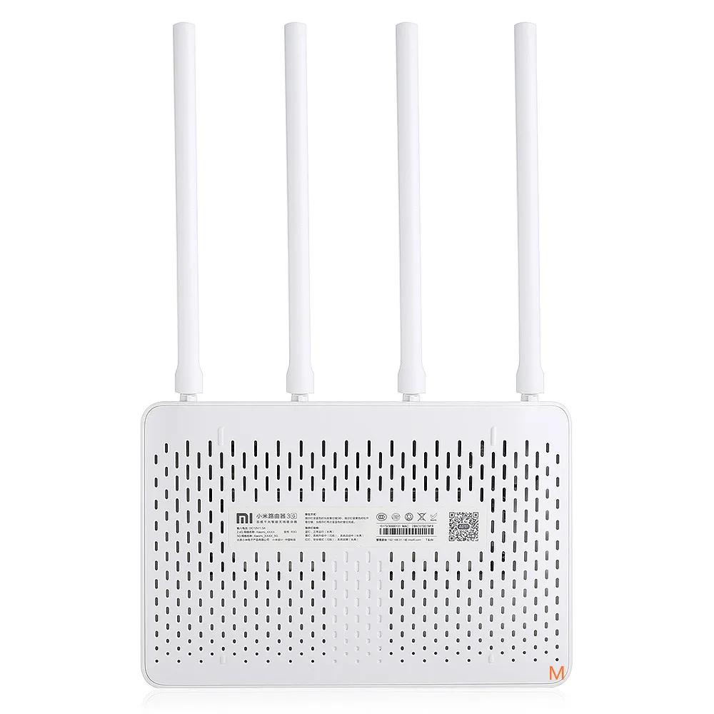 6 шт. Xiaomi Mi Wi Fi роутер 3G 1167 Мбит/с 2,4 ГГц 5 ГГц двухдиапазонный 128 МБ rom Wifi 802.11ac Четыре мощные антенны с высоким коэффициентом усиления
