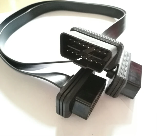 Автомобильный диагностический инструмент плоский разветвитель obdl2 кабеля с