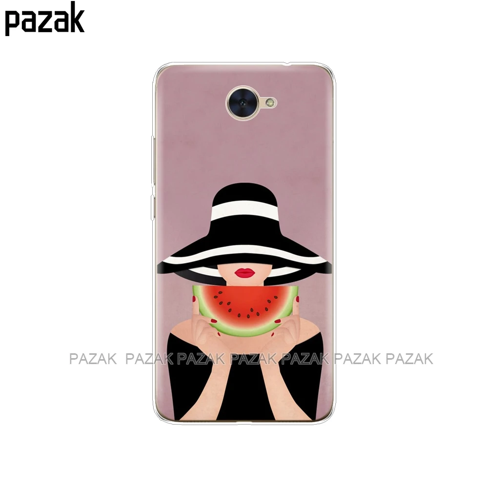 34363 Силиконовый чехол для телефона для huawei Y7 /Y7 PRIME чехол s Мягкий ТПУ задняя крышка для телефона Coque etui бампер полный 360 Защитный - Цвет: 34363