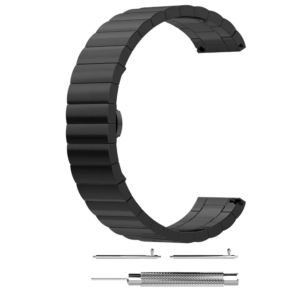 Металлический ремешок из нержавеющей стали для смарт часов Xiaomi Huami Amazfit Bip BIT PACE Lite