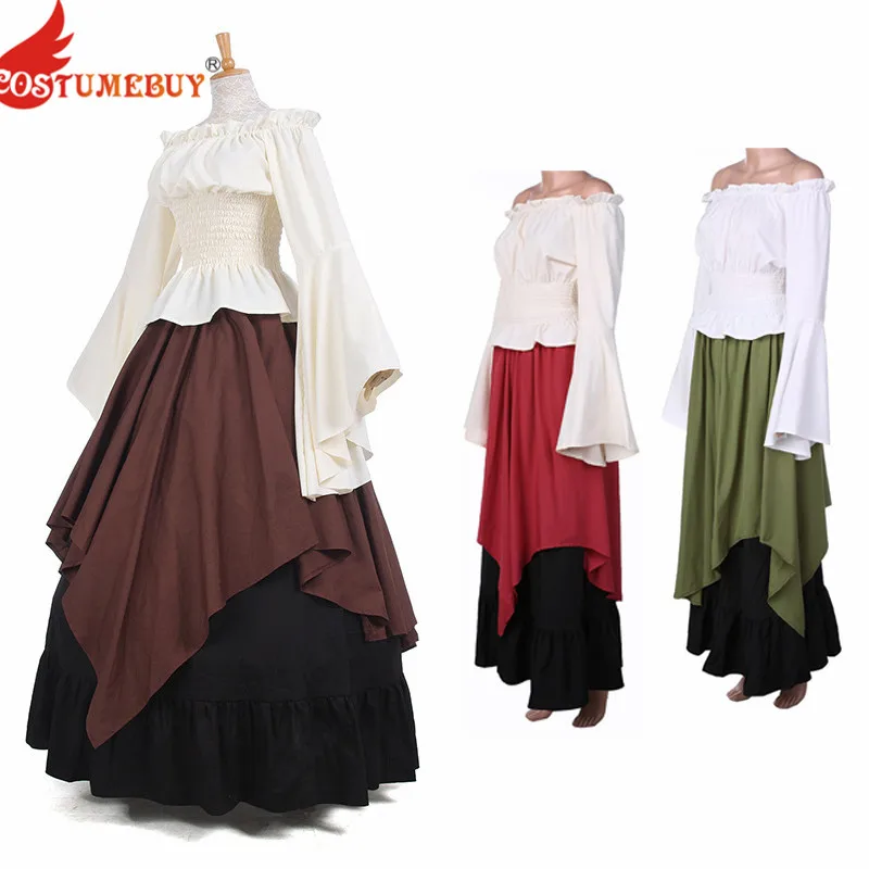 Costumebuy классический средневековый Центральный Европейский стиль женские костюмы