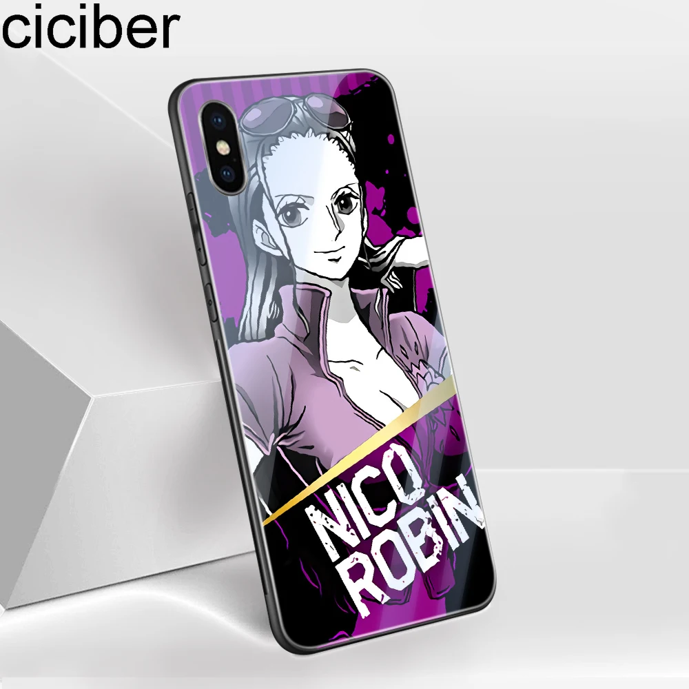 Ciciber цельный чехол для телефона Luffy iphone 11 Pro Max X XR XS макс. закаленное стекло Чехлы 7 8
