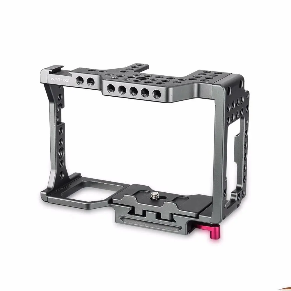 Клетка для камеры WARAXE SONY A7 III A7II A7S A7SII A7R A7RII A7R3 M3 с верхней ручкой опорная пластина