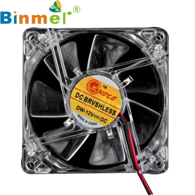 ECOSIN Blue Quad 4 Светодиодный светильник Neon Clear 80 мм PC чехол для компьютера охлаждающий