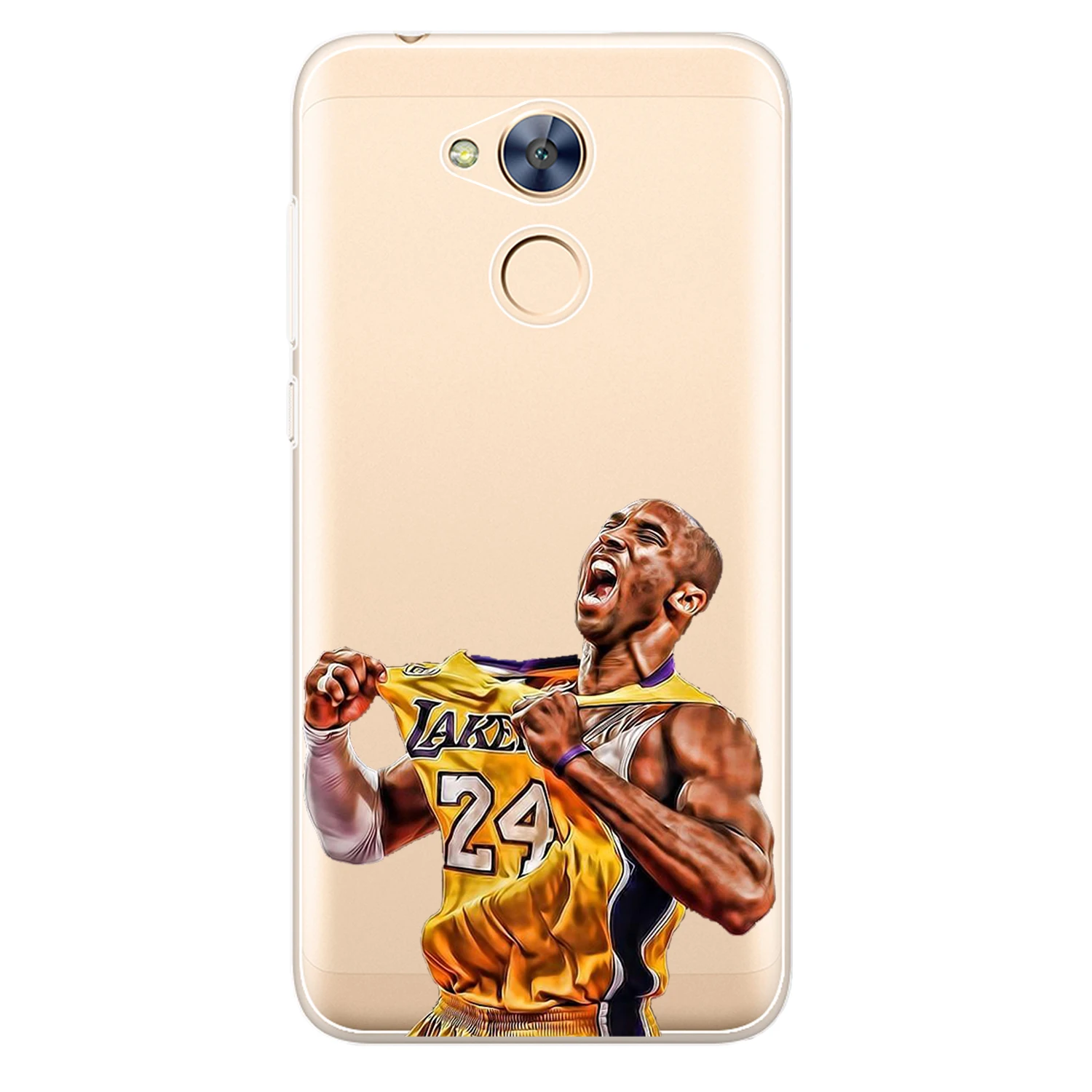 For Huawei Honor 6A Case Cover 5.0&quot Soft TPU Silicone Popular Cool Kobe James Jordan Messi Ronaldo Star 23 24 Painted Phone |