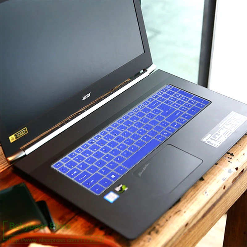 Силиконовые 15,6 17,3 дюйма клавиатура протектор кожного покрова для acer Aspire V15 V17 Vn7-592G Vn7-792G F15 F5-571 F5-573G E5-576G