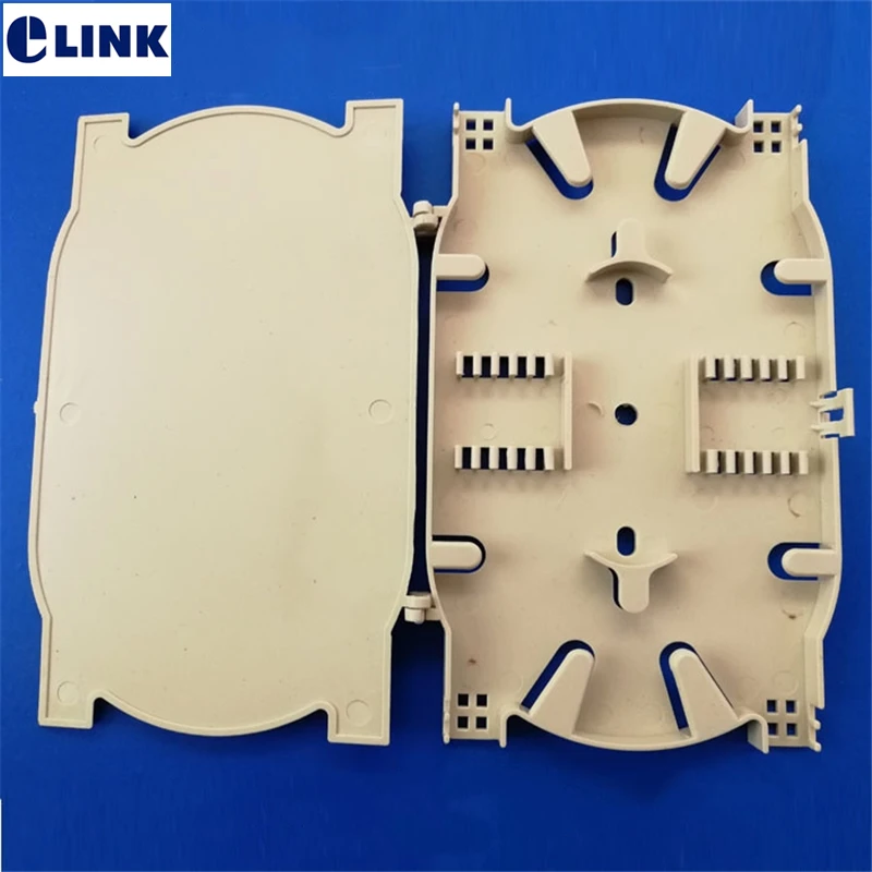 30pcs 12 CORE fiber splice tray for ftth terminal box best quality export optical protective cassette for distribusion box