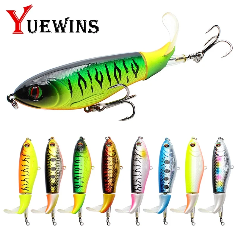 Yuewins 10 см 17 2 г Whopper Plopper плавающий Поппер рыболовная приманка искусственная